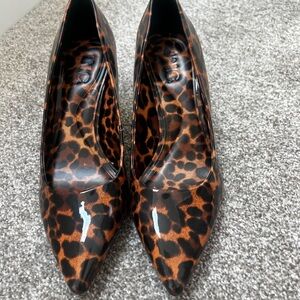 INC International Concepts Leopard Print Heels
